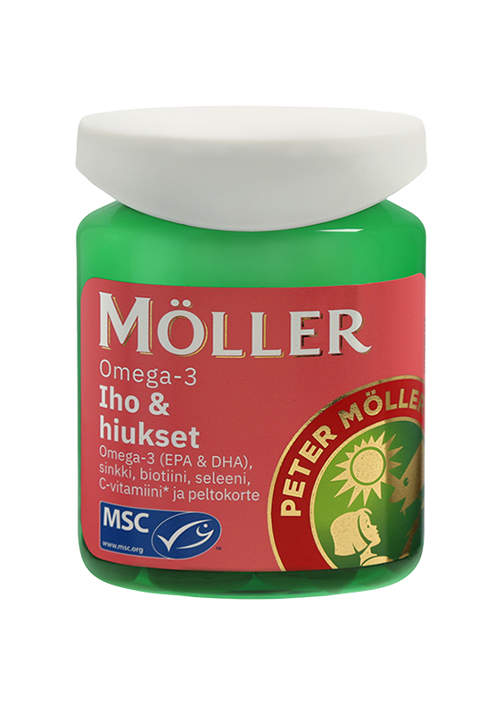 Möller Omega-3 Iho & hiukset